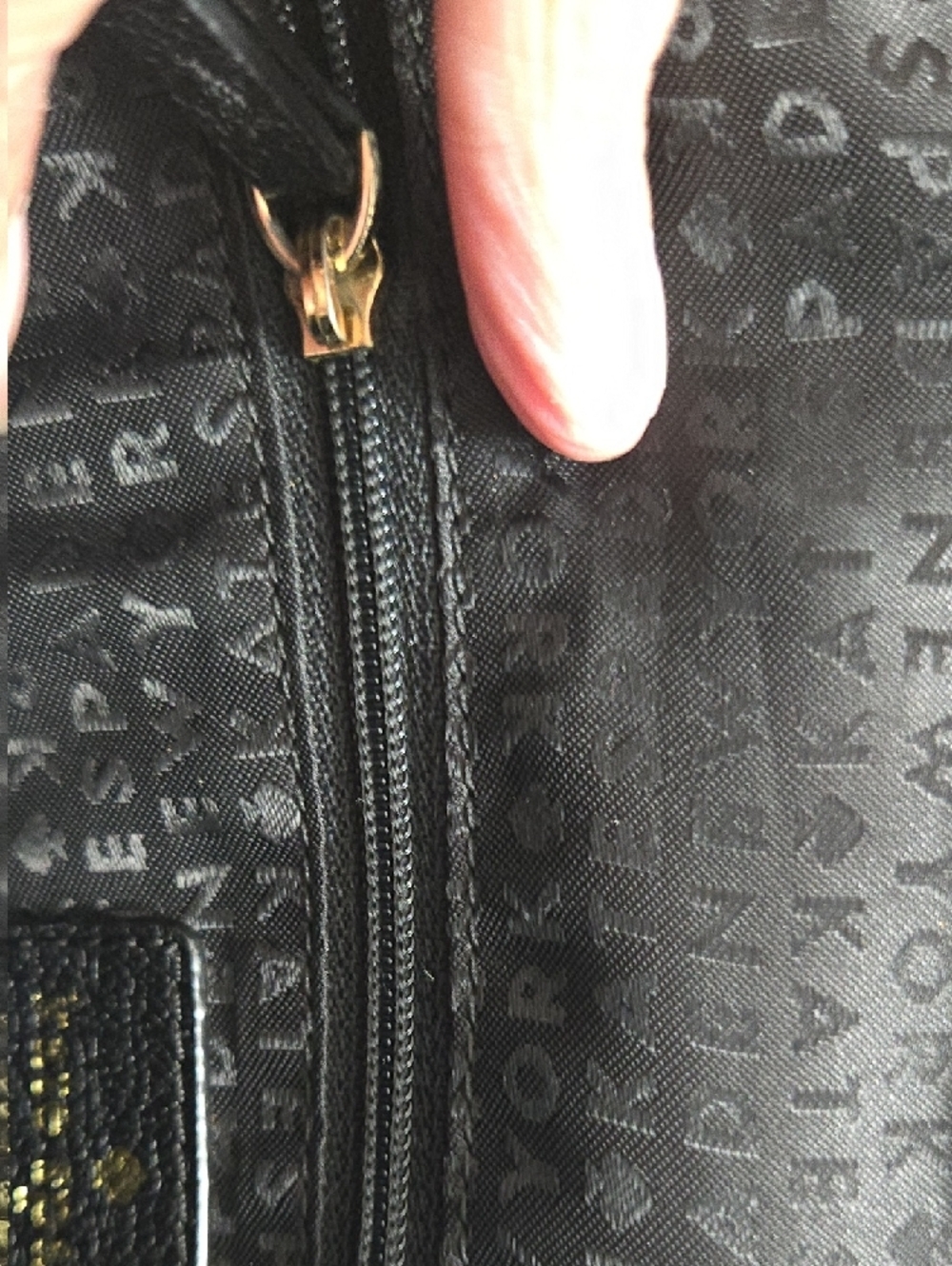 kate spade Black Leather Satchel with Gold Hardware and Tassel - Picture 7 of 10